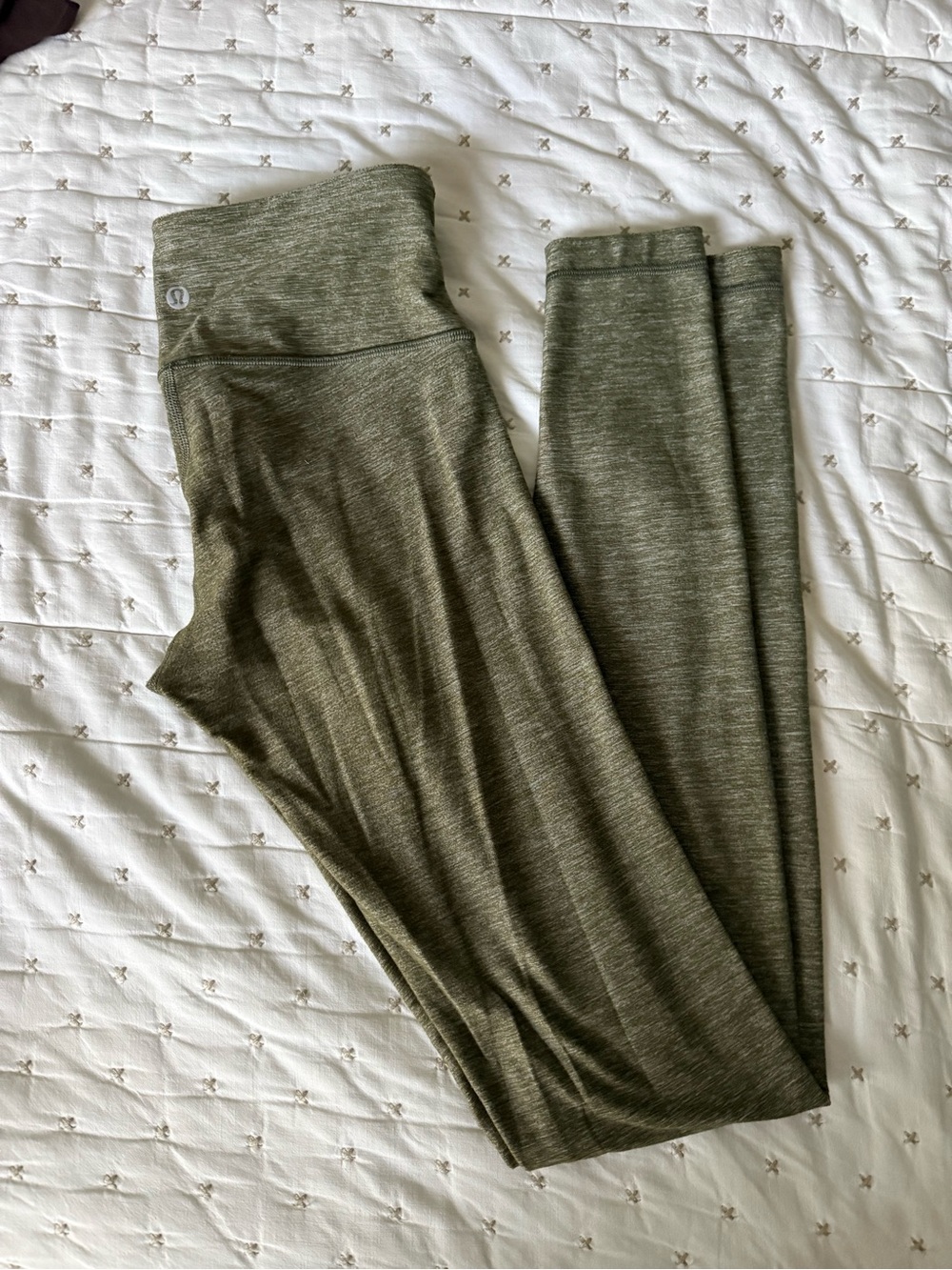lululemon athletica Olive Mélange High-Rise Leggings